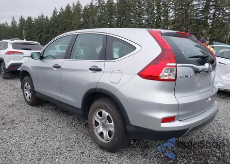 2015 Honda Cr-V Lx from USA, damaged, VIN 5J6RM4H36FL003018